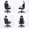 Ergonomic Korean Office Chair SUPERB BLACK - Image 3