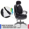 Ergonomic Korean Office Chair SUPERB BLACK - Image 5