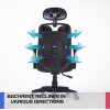 Ergonomic Korean Office Chair SUPERB BLACK - Image 9