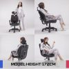 Ergonomic Korean Office Chair SUPERB GREY - Image 4