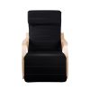 Artiss Rocking Armchair Footrest Nursing Black Afton - Image 3