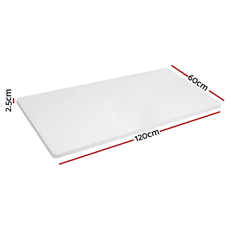 Artiss Standing Desk Top White 120CM - Image 2