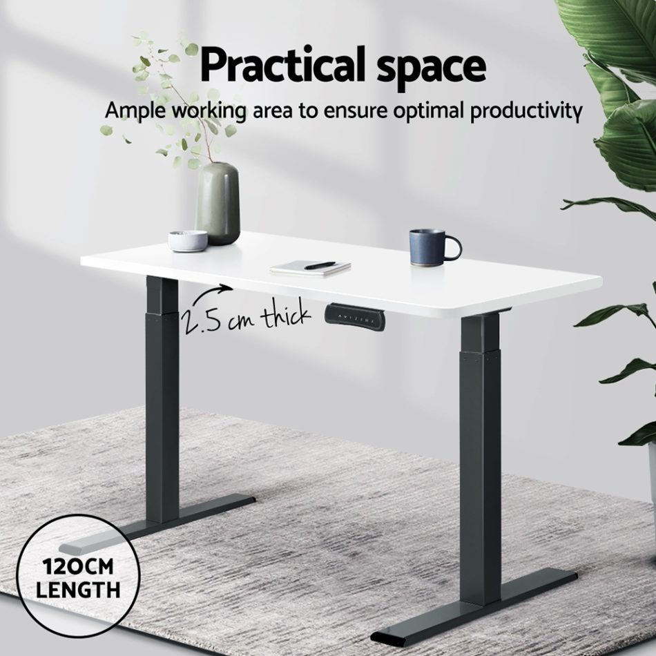 Artiss Standing Desk Top White 120CM - Image 5