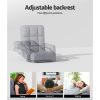 Artiss Floor Lounge Sofa Bed Swivel Grey - Image 5