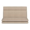 Artiss Floor Lounge Sofa Bed 2 Seater Linen Beige - Image 3
