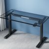 Artiss Electric Standing Desk Frame Only Height Adjustable 70KG Load Black - Image 7