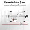 Artiss Electric Standing Desk Frame Only Height Adjustable 70KG Load White - Image 5