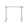 Artiss Standing Desk Frame Only Dual Motor Motorised Adjustable 125KG Load White - Image 3