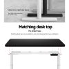 Artiss Standing Desk Frame Only Dual Motor Motorised Adjustable 125KG Load White - Image 6