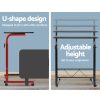 Artiss Laptop Desk Table Adjustable 60CM Black - Image 3