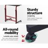 Artiss Laptop Desk Table Adjustable 60CM Black - Image 4