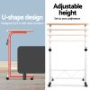 Artiss Laptop Desk Table Adjustable 60CM Light Wood - Image 3