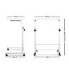 Artiss Laptop Desk Table Adjustable 60CM White - Image 2