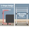 Artiss Laptop Desk Table Adjustable 60CM White - Image 3