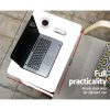 Artiss Laptop Desk Table Adjustable 60CM White - Image 6
