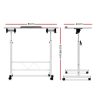 Artiss Laptop Desk Table Adjustable 80CM White - Image 2