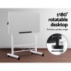 Artiss Laptop Desk Table Adjustable 80CM White - Image 4