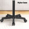 Artiss Laptop Desk Portable Height Adjustable Table Caster Wheels 60CM Black - Image 6