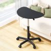 Artiss Laptop Desk Portable Height Adjustable Table Caster Wheels 60CM Black - Image 7