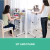 Artiss Laptop Desk Table Adjustable Light Wood 80CM - Image 3
