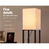 Artiss Floor Lamp 3 Tier Shelf Storage LED Light Stand Home Room Vintage White - Image 5