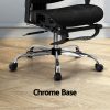 Artiss Ergonomic Office Chair Footrest Black - Image 6