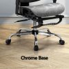 Artiss Ergonomic Office Chair Footrest Grey - Image 6