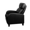 Artiss PU Leather Reclining Armchair - Black - Image 4