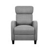Artiss Fabric Reclining Armchair - Grey - Image 4