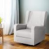 Artiss Recliner Armchair 360ï¿½ Swivel Grey Fabric - Image 7