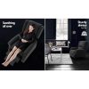 Artiss Recliner Chair Adjustable Sofa Lounge Soft Suede Armchair Couch Charcoal - Image 4