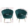 Artiss Armchair Velvet Green Callista - Image 2