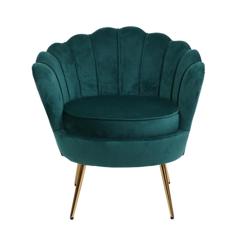 Artiss Armchair Velvet Green Callista - Image 3