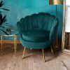 Artiss Armchair Velvet Green Callista - Image 8