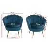 Artiss Armchair Velvet Blue Callista - Image 2