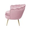 Artiss Armchair Velvet Pink Callista - Image 4