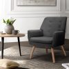 Armchair Tub Single Dining Chair - Image 9