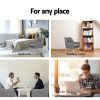 Artiss Fabric Dining Armchair - Grey - Image 6
