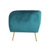 Artiss Armchair Lounge Sofa Arm Chair Accent Chairs Armchairs Couch Velvet Green - Image 4