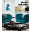 Artiss Armchair Lounge Sofa Arm Chair Accent Chairs Armchairs Couch Velvet Green - Image 6