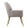 Artiss Armchair Fabric Beige Sebastini - Image 4