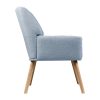 Artiss Armchair Fabric Blue Grey Sebastini - Image 4