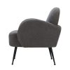 Artiss Armchair Boucle Charcoal Hanes - Image 4
