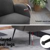 Artiss Armchair Boucle Charcoal Hanes - Image 7