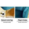 Artiss Armchair Velvet Blue Norvia - Image 7