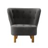 Artiss Armchair Lounge Accent Chair Armchairs Couch Chairs Sofa Bedroom Charcoal - Image 3