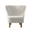 Artiss Armchair Lounge Accent Chair Armchairs Couch Chairs Sofa Bedroom White - Image 3