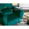 Artiss Armchair Green Velvet Caroline - Image 5
