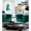 Artiss Armchair Green Velvet Caroline - Image 6