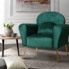 Artiss Armchair Green Velvet Caroline - Image 8